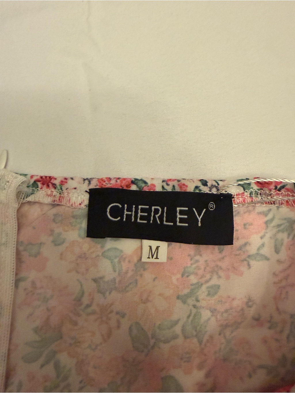 Cherley Pink Floral One-Shoulder Ruffle Asymmetrical Mini Dress — image 3 of 5
